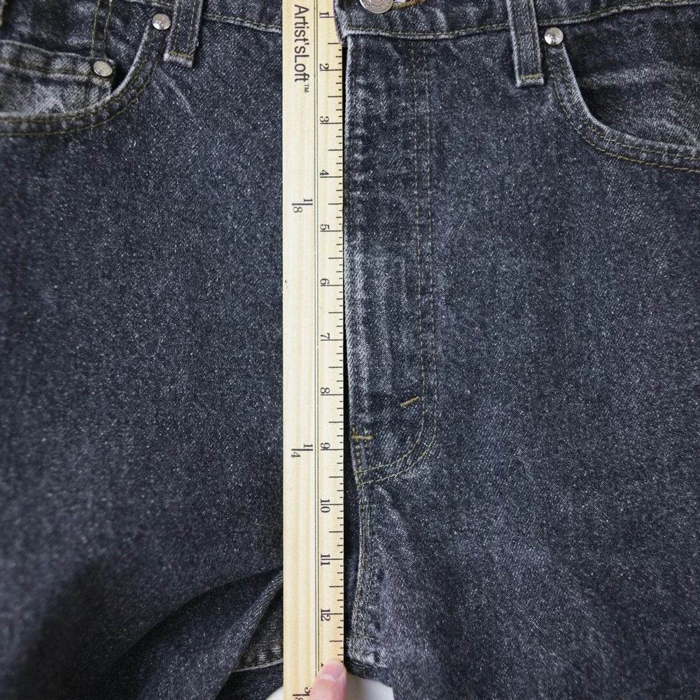 Vintage 90s Levi's Orange Tab 540 Made USA Charcoal Black Jeans Men's 34x30